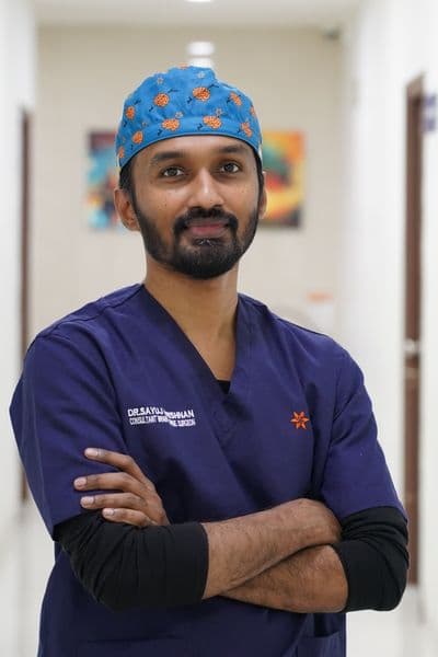 Dr. Sayuj Krishnan - Neurosurgeon in Hyderabad with German Training